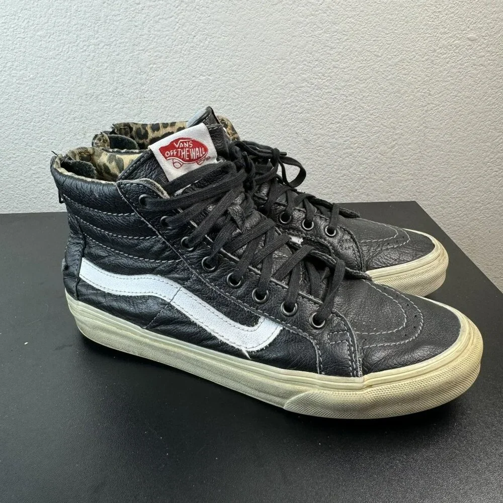 Vans Black White High-Top Sneakers